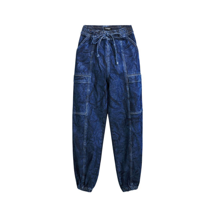 Blue Cotton Jeans & Pant