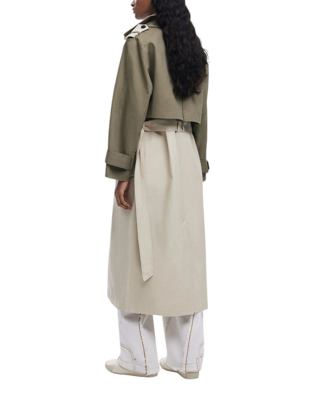 Beige Cotton Jackets & Coat