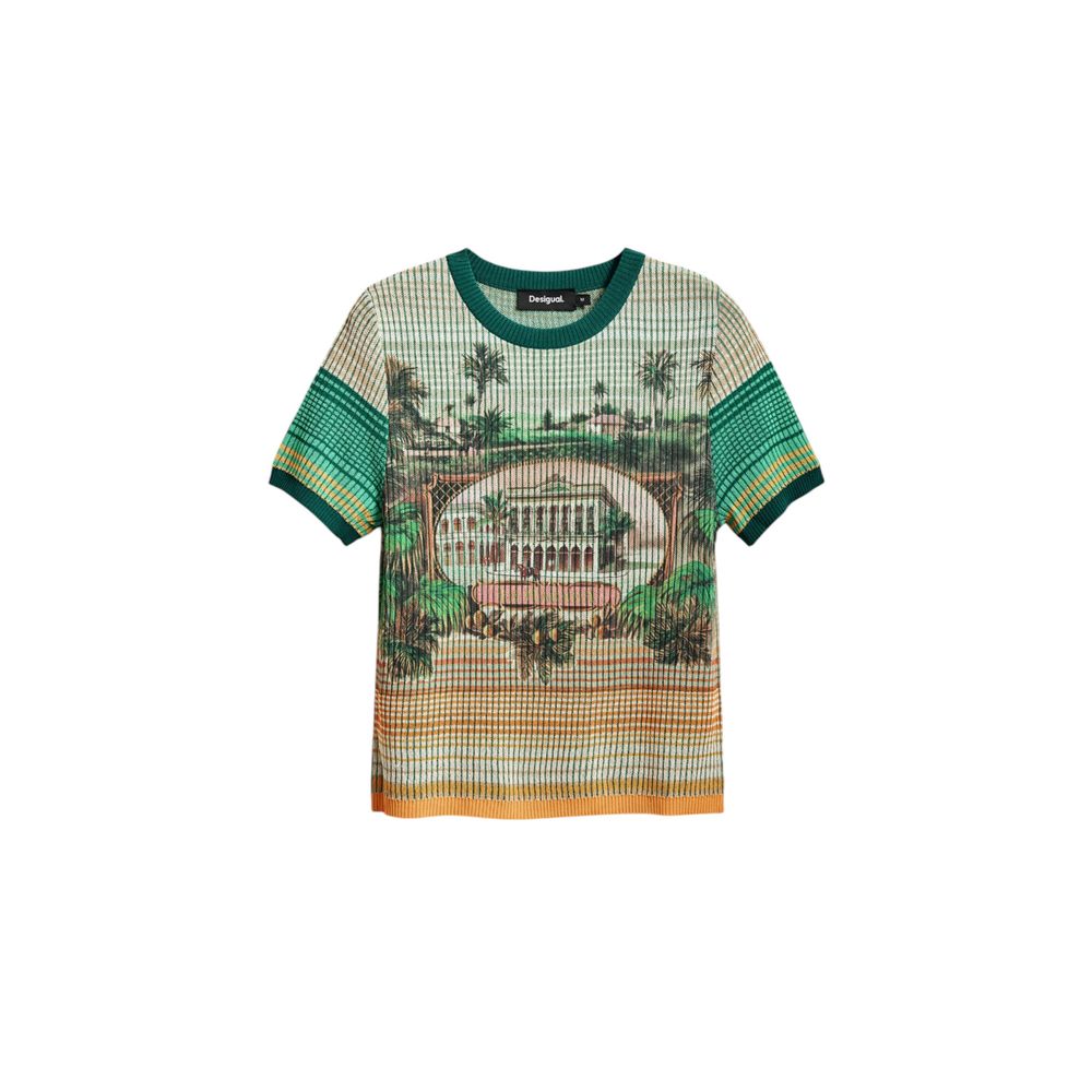 Green Viscose Tops & T-Shirt