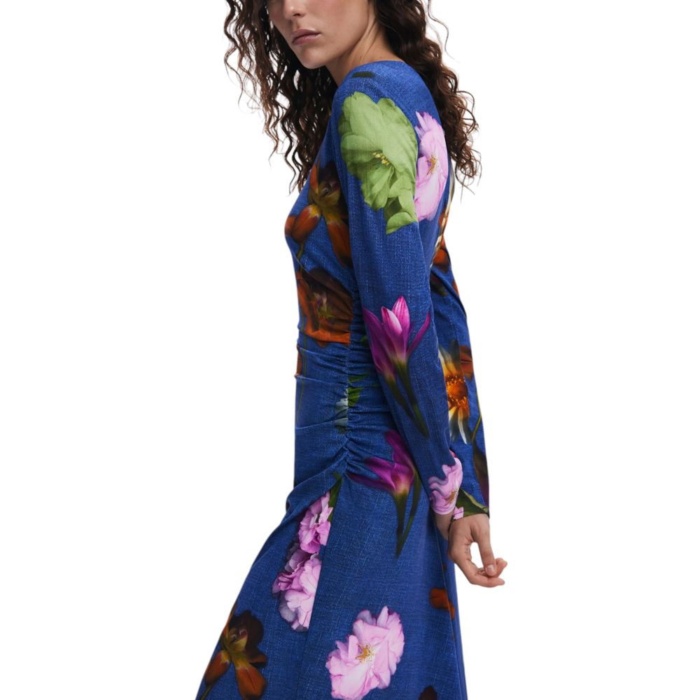 Blue Viscose Dress