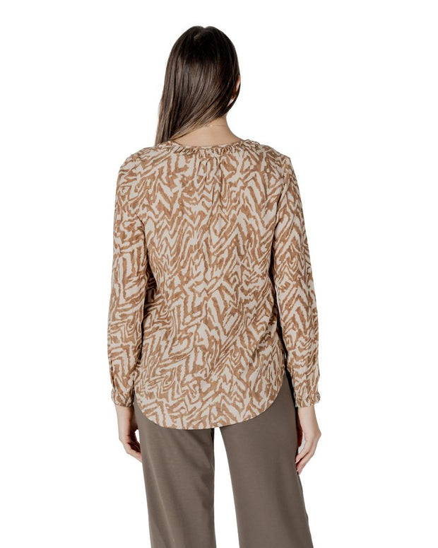 Beige Viscose Shirt