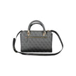 Black Polyethylene Women Handbag