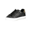 Black Polyester Sneaker