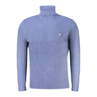 Blue Wool Men Sweater