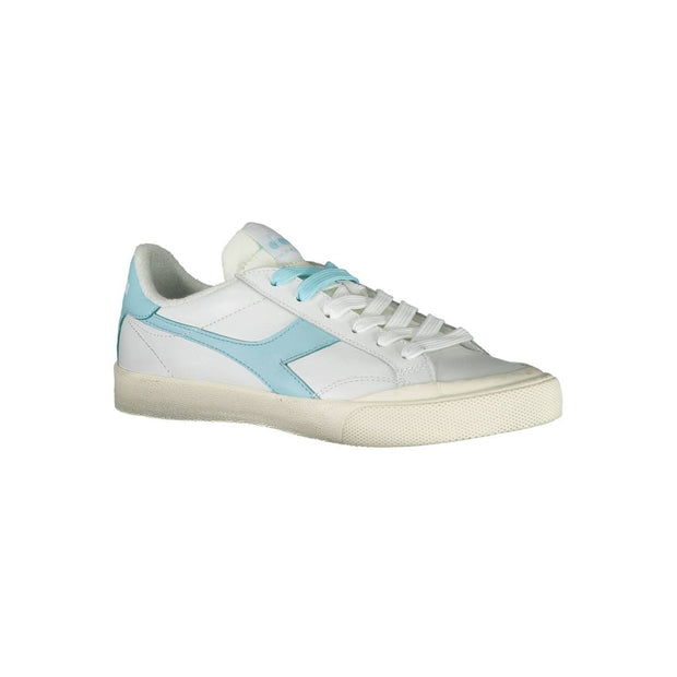 White Leather Women Sneaker