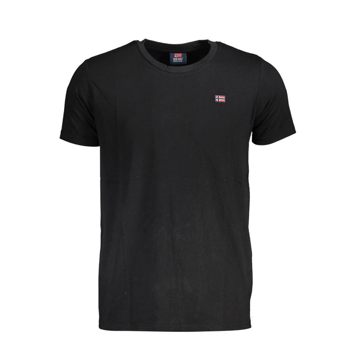 Black Cotton T-Shirt