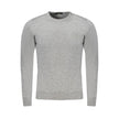 Gray Viscose Men Sweater