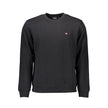 Black Cotton Men Sweater