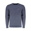 Blue Wool Men Sweater