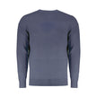 Blue Wool Men Sweater