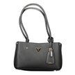 Black Polyethylene Women Handbag