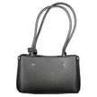 Black Polyethylene Women Handbag