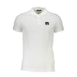 White Cotton Men Polo Shirt