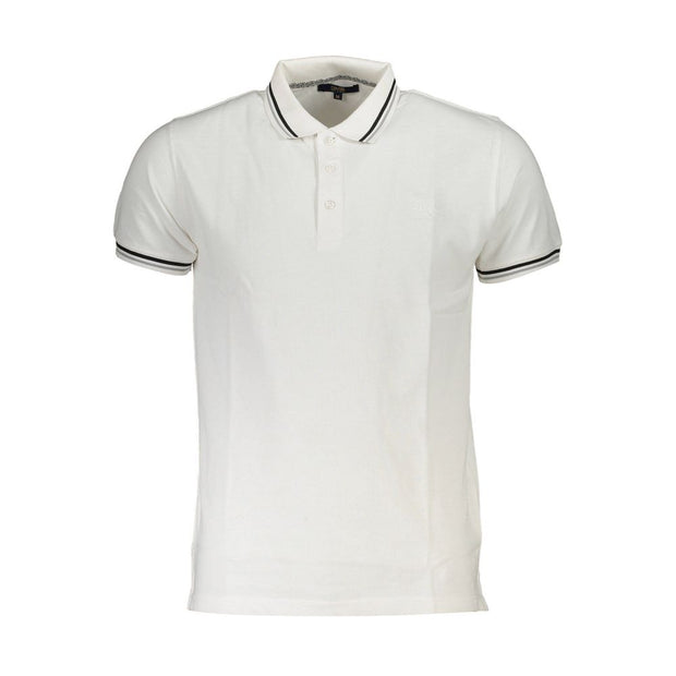 White Cotton Polo Shirt