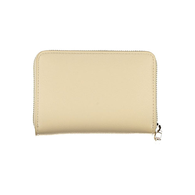 Beige Polyester Wallet