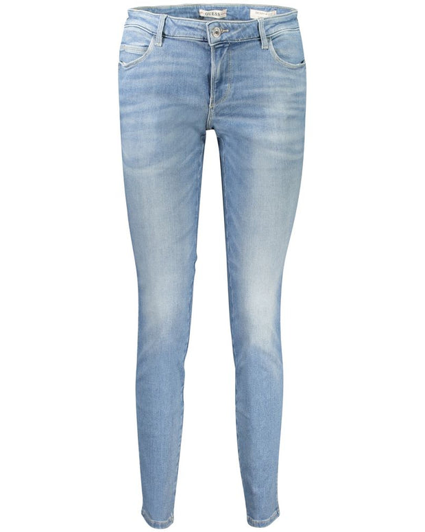 Light Blue Cotton Jeans & Pant