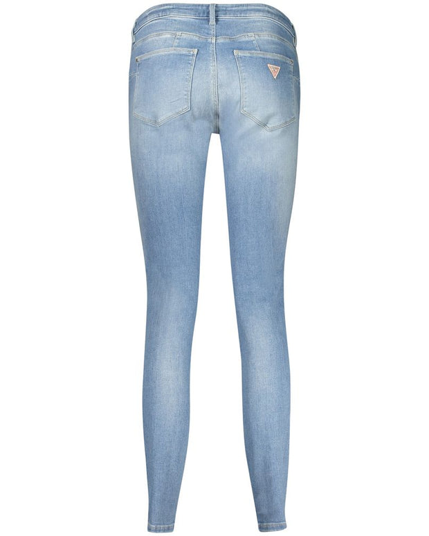 Light Blue Cotton Jeans & Pant