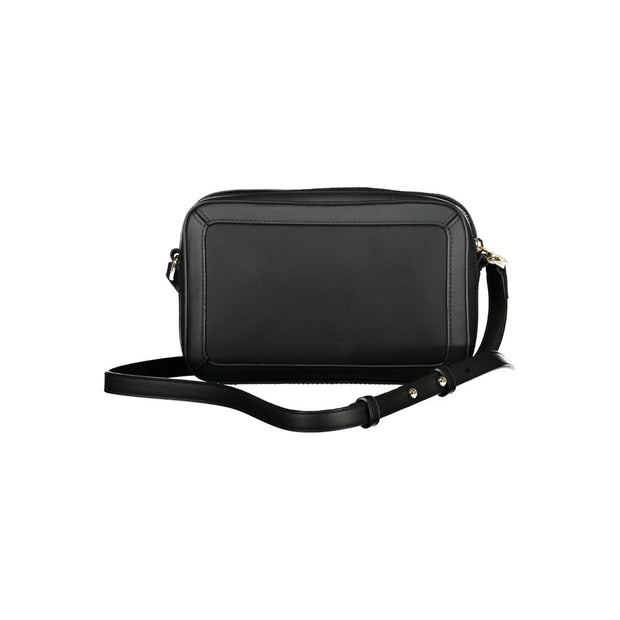 Black Polyester Handbag