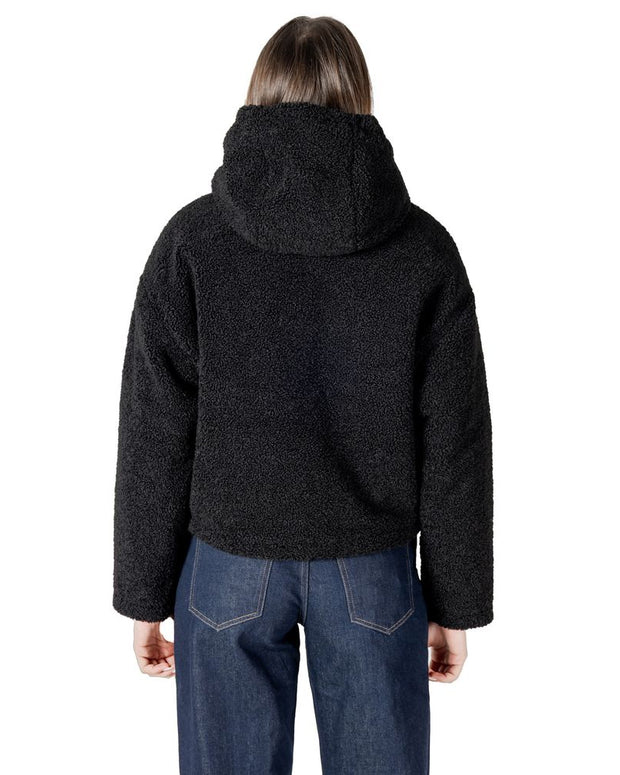 Black Polyester Coat