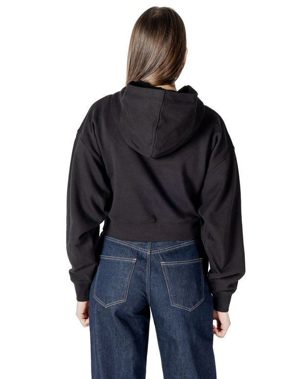 Black Cotton Hoody