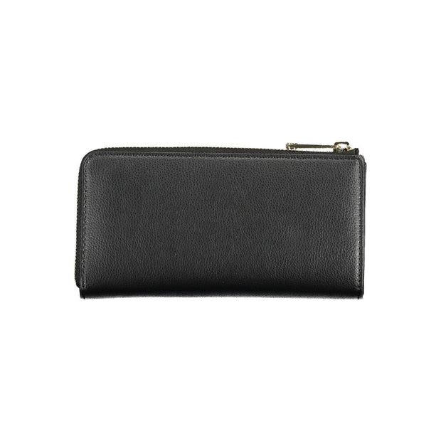 Black Polyethylene Women Wallet