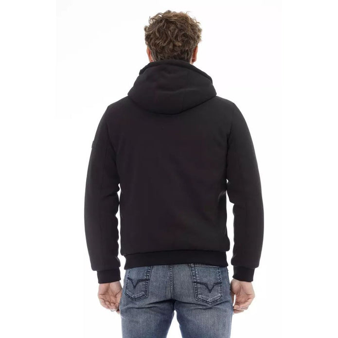 Black Polyester Hoody