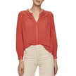 Red Viscose Blouses