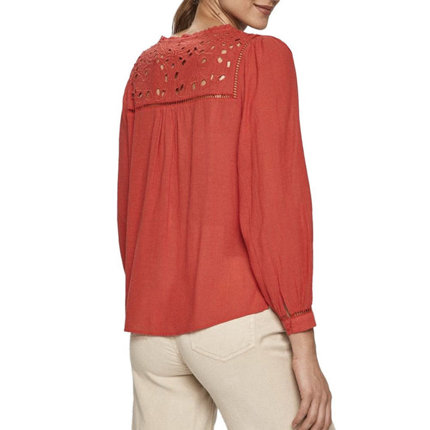 Red Viscose Blouses