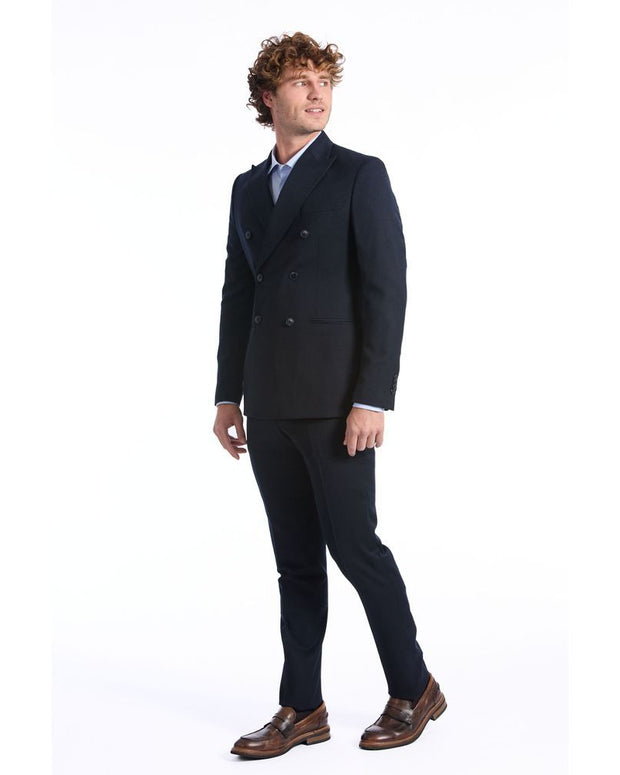 Blue Wool Suit