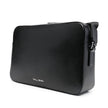 Black Calfskin Shoulder Bag