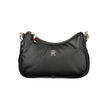 Black Polyester Women Handbag