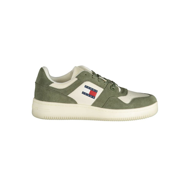 Green Polyester Sneaker