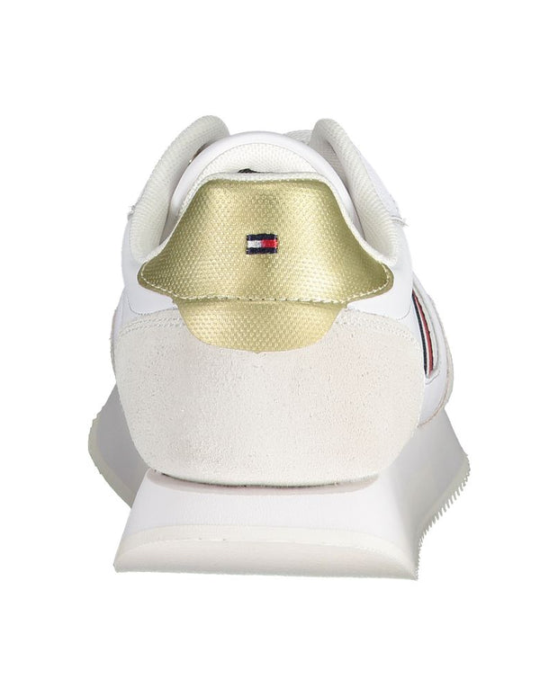White Leather Women Sneaker