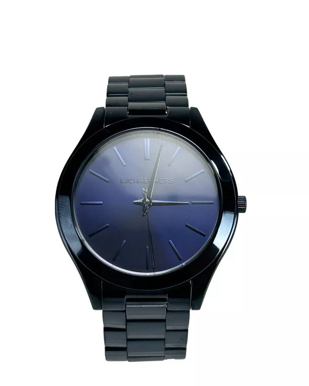 Slim Runway Stainless Steel Watch MK3419 Blue NO BOX