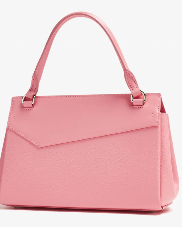 Pink Leather Crossbody Bag