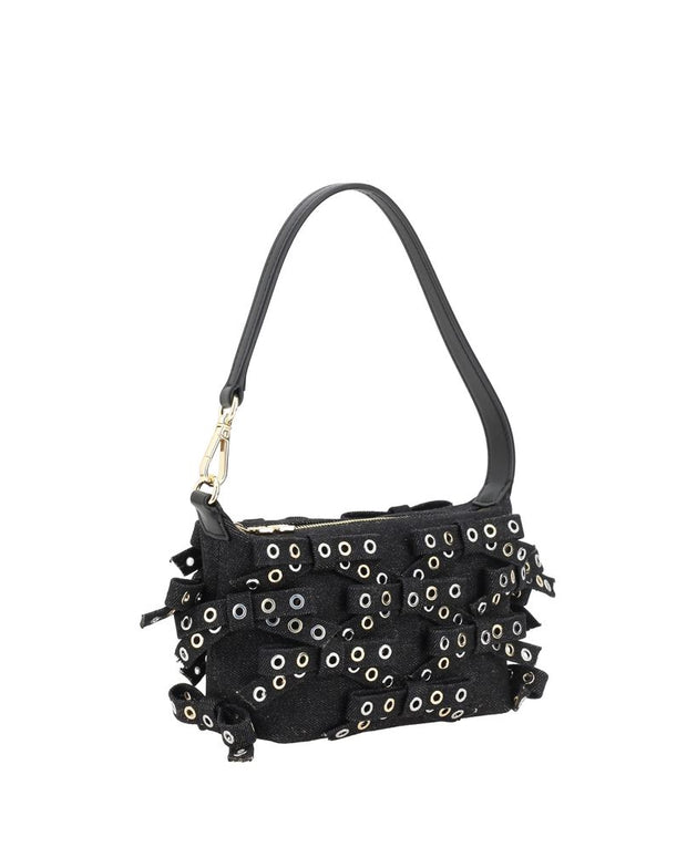Denim Butterfly Bow Shoulder Bag