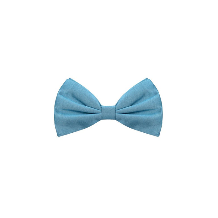Blue Silk Bowty