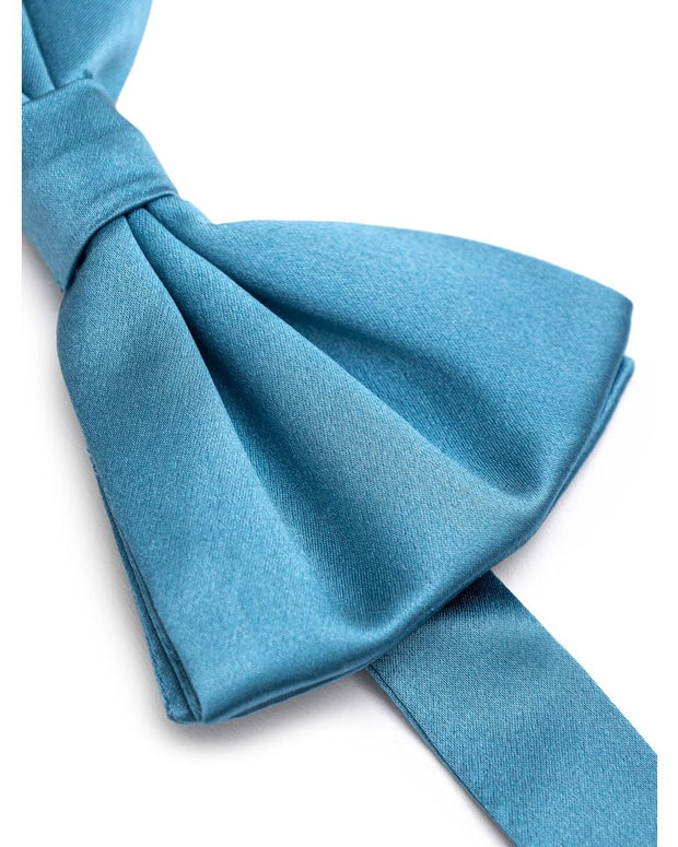 Blue Silk Bowty