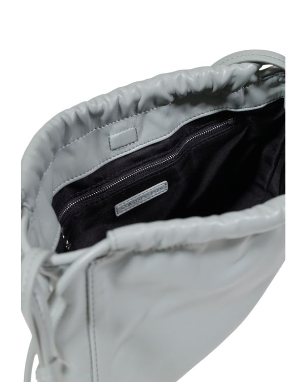 Gray Recycled Polyester Handbag