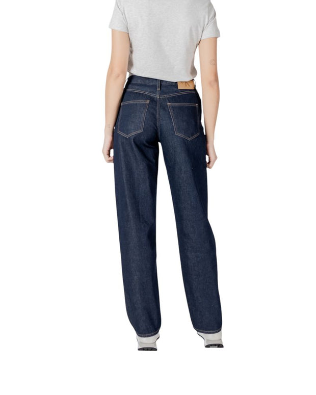 Blue Cotton Relaxed Fit Jean