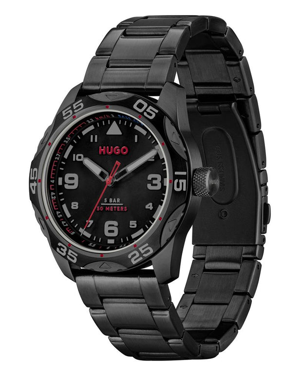 Black Stainless Steel Watch
