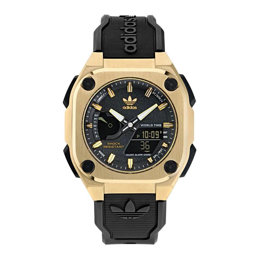 Black Silicone Watch