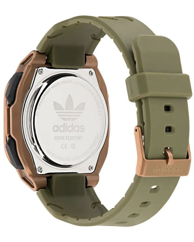 Green Silicone Watch
