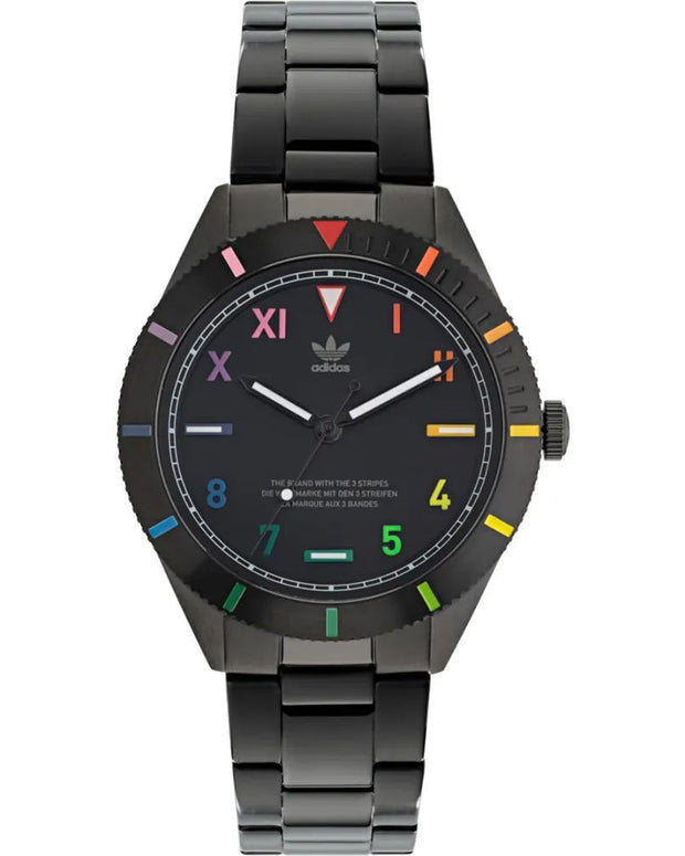 Black Stainless Steel Dress Watch