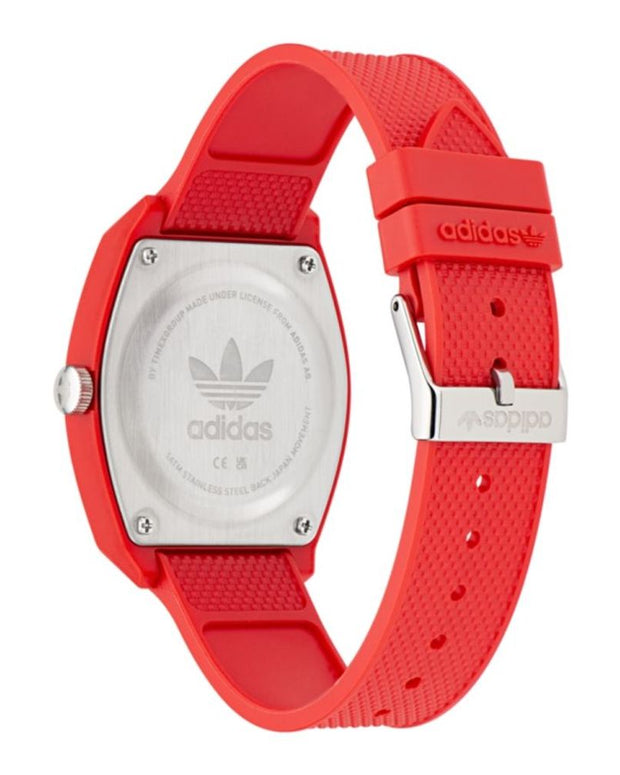 Red Silicone Watch