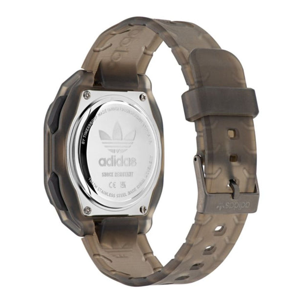 Brown Silicone Watch