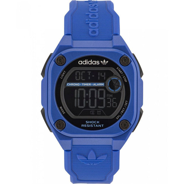 Blue Silicone Watch