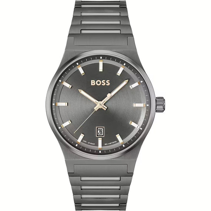 Gray Stainless Steel Watch