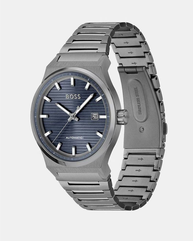 Gray Stainless Steel Watch