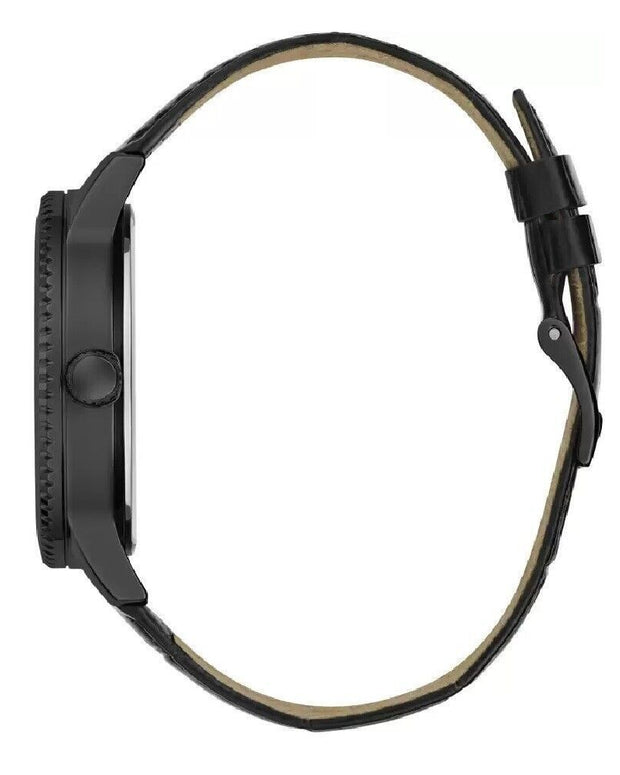 Black Leather Watch
